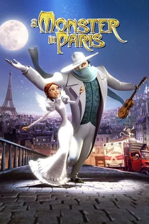 A Monster In Paris 2011 Hindi Dual Audio Movie Poster