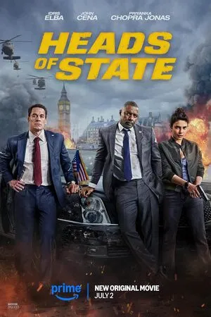 Heads of State 2025 Hindi Dual Audio Movie Poster