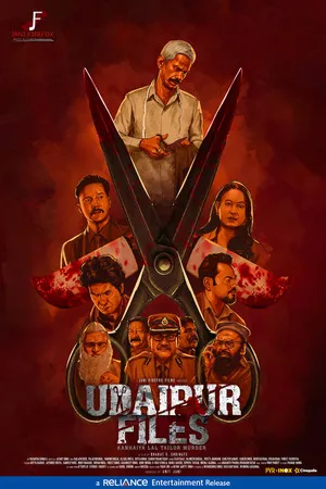 Udaipur Files: Kanhaiya Lal Tailor Murder 2025 Hindi Audio Movie Poster