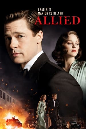 Allied 2016 Hindi Dual Audio 400MB Movie Poster