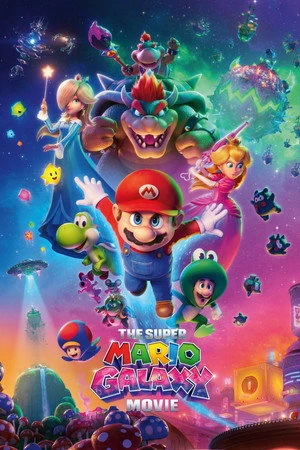 The Super Mario Galaxy Movie 2026 English Dual Audio Movie Poster